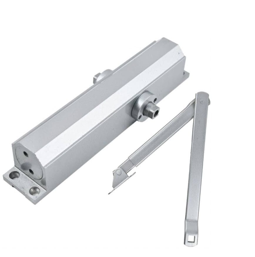 Adison section door closer sleek door closer 80 kg weight capacity manual heavy duty door closer 2 yrs warranty with all fitting accessories and screws pack of 1 set