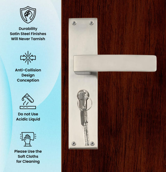 ADISON Handle lock body set stainless steel material with all fitting accessories cylinder lock body set
