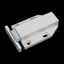 ADISON Wardrobe push magnet PVC material pack of 2 push magnet fitting for wardrobe doors push to open and close feature with screws