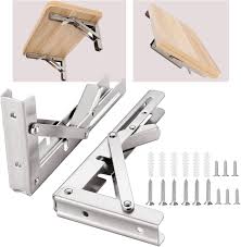 Adison foldable shelf bracket pack of 2 pcs (1 set) stainless steel  with screws
