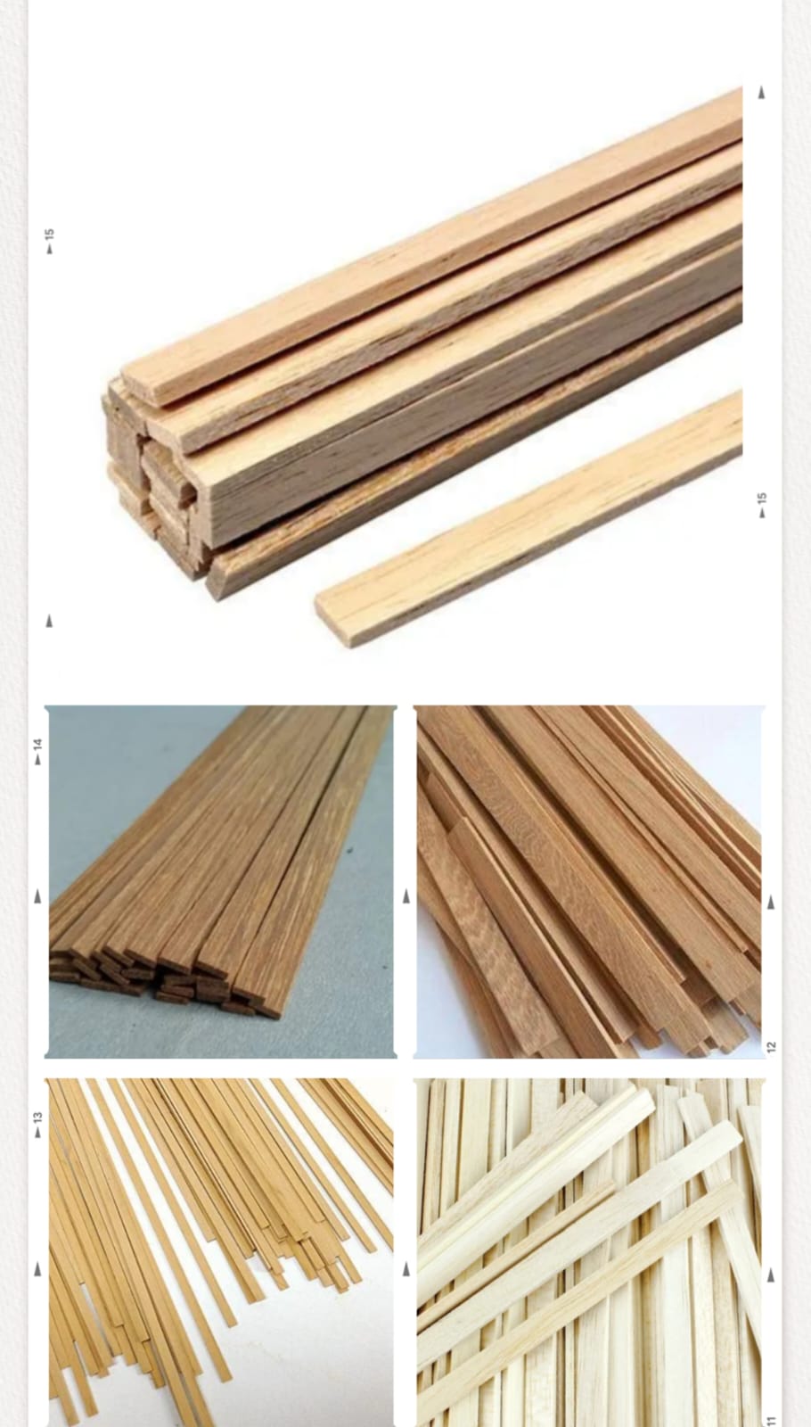 Adison wooden teak strips 25*10 (50) feet chipe best  finish wooden teek strips pack of 12 to 14 pieces of 3-4 feet