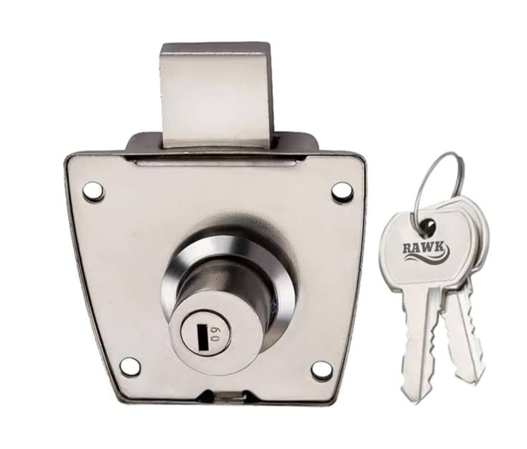 Adison cupboard lock 15mm long latch stainless steel pack of 2 locks comes with 2 computerised keys and accessories best security lock