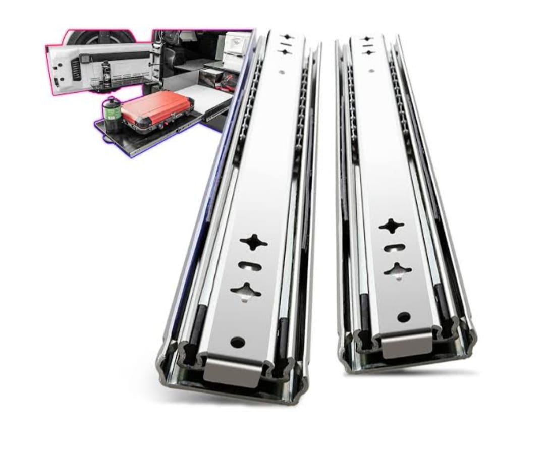 Adison drawers slide comes with 5 year warranty with screws, 12 inches drawer channel for pieces drawer slides compatible with 42-45 kg drawer load