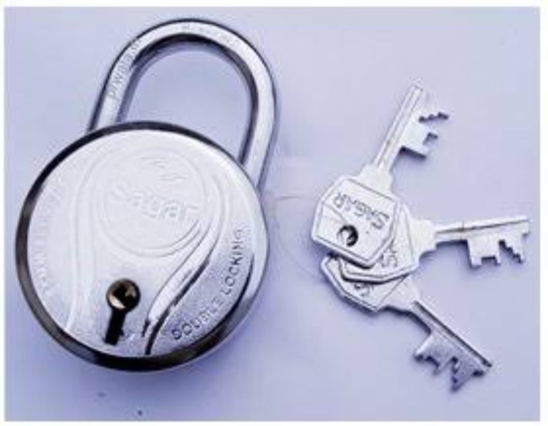 Adison stainless steel heavy duty 50 mm pad lock pack of 2 and get one free best door lock superior quality