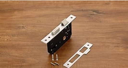Adison handle mortise  lock body set stainless steel  set with key function and all accessories pack of one set lock body set