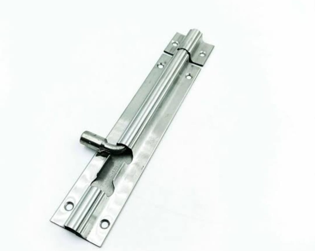 Adison tower bolt SS aluminium finish stainless steel 4 inches chitkani pack of 3 Tower bolts with screws and accessory