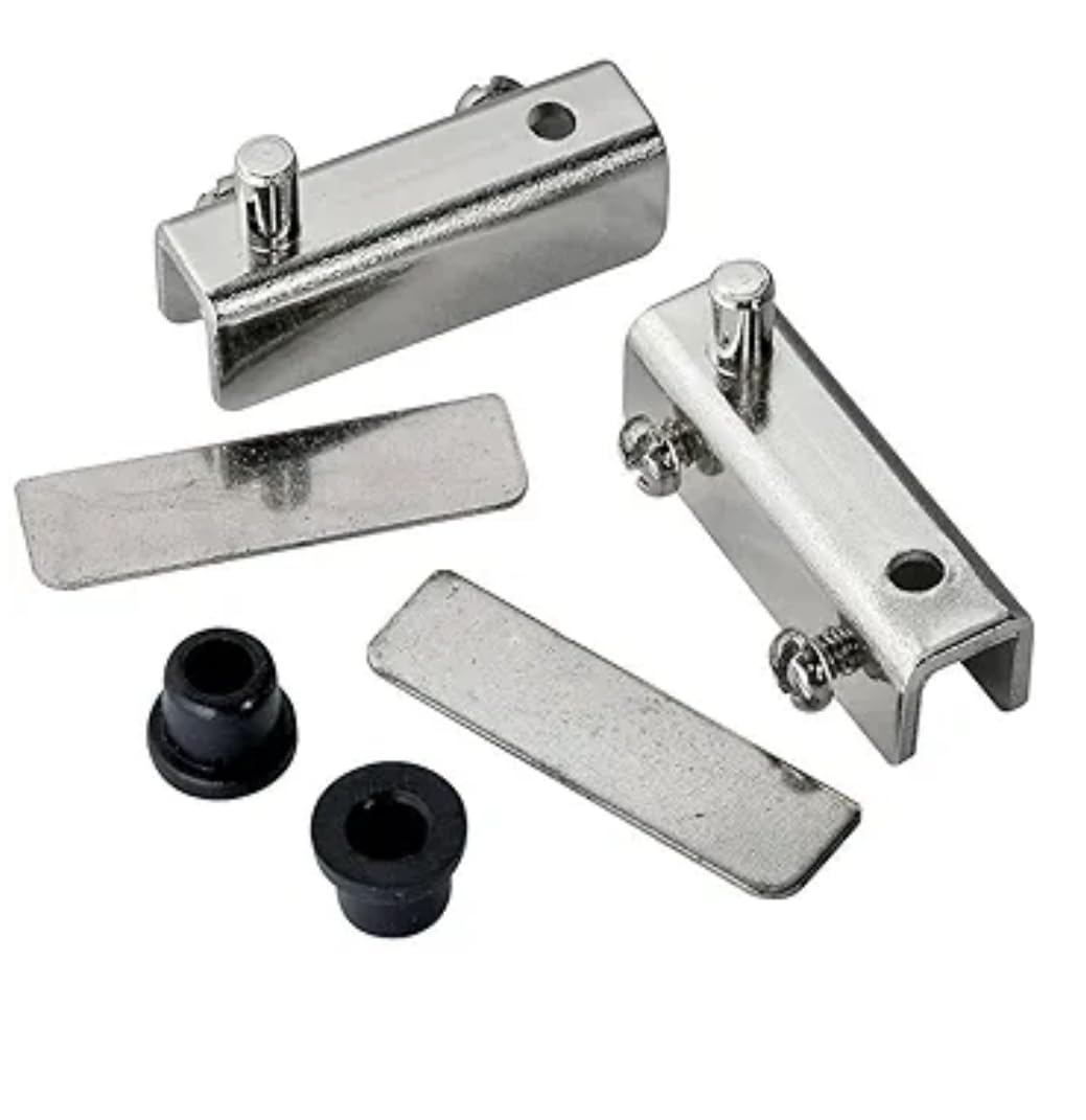 Adison PivoT Glass Hinges – Premium Stainless Steel Hinges for Glass Doors (Pack of 1 Set)