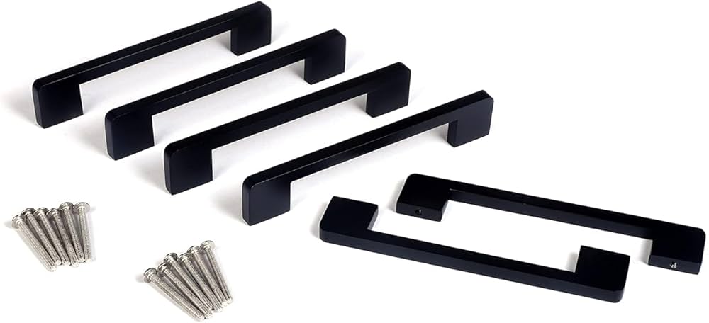 ADISON Wardrobe cabinet handle 6 inch pack of 2 pcs with screws