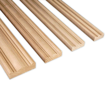 Adison Wooden Moldings/Casings/claddings, Size 1 x 5 soot (pack of 11-12 pieces of 4 foot) first grade