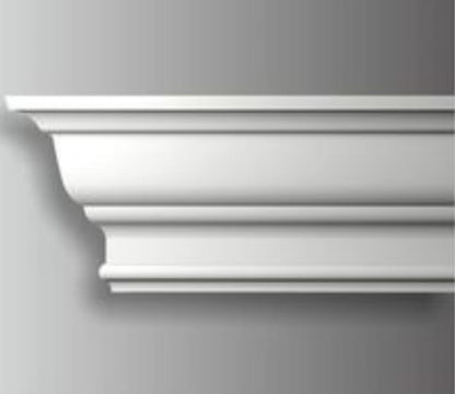ADISON PVC wooden moulding strips white colour glossy finish styling wooden strips (cheepe ) pack of 10 pcs 4 ft.size