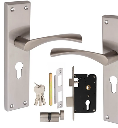 ADISON Handle lock body set stainless steel material with all fitting accessories cylinder lock body set