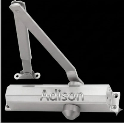 Adison section door closer sleek door closer 80 kg weight capacity manual heavy duty door closer 2 yrs warranty with all fitting accessories and screws pack of 1 set