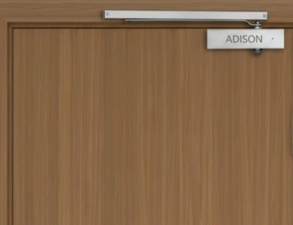 Adison pelmet arm door closer with section plate heavy duty 110 kg weight capacity door closer new age pelmet door closer long arm smooth working 2 yrs warranty
