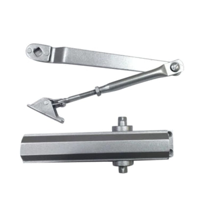 Adison section door closer sleek door closer 80 kg weight capacity manual heavy duty door closer 2 yrs warranty with all fitting accessories and screws pack of 1 set