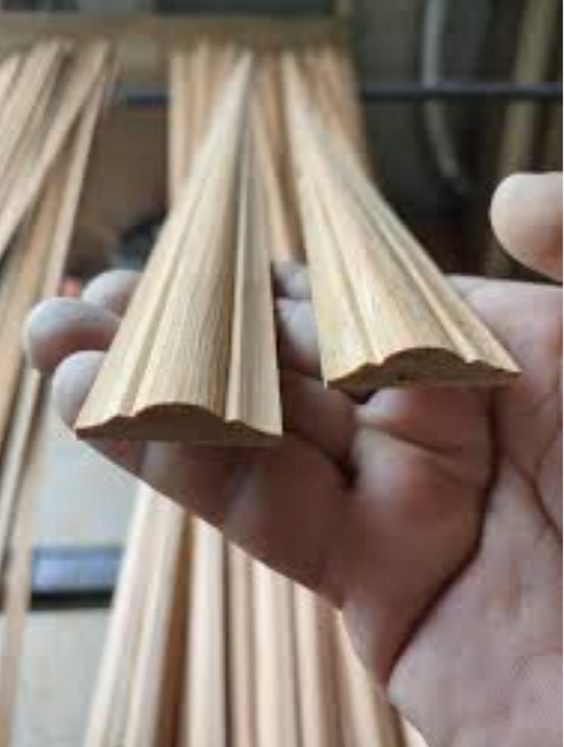 Adison Wooden Moldings/Casings/claddings, Size 1 x 5 soot (pack of 11-12 pieces of 4 foot) first grade