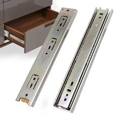 ADISON drawer slides mild steel 45 kg load drawer channel pack of 1 set ( 2 pcs ) with screws best for your furniture smooth working drawer slide 10 inch size with screws