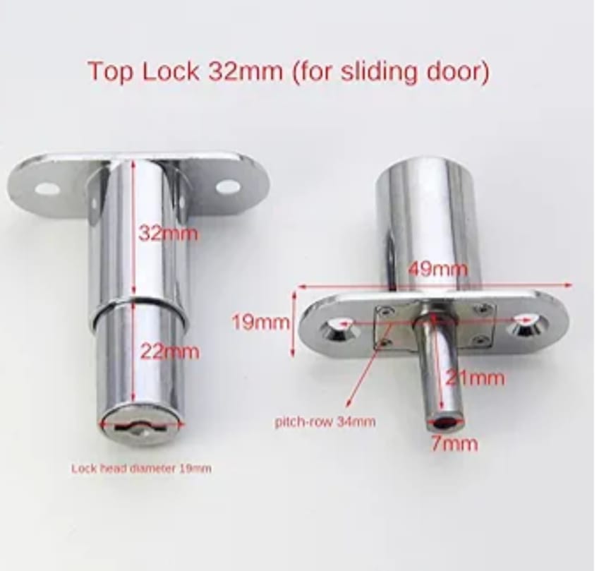 Adison stainless steel push lock heavy duty pack of two locks with accessories and screws superior quality