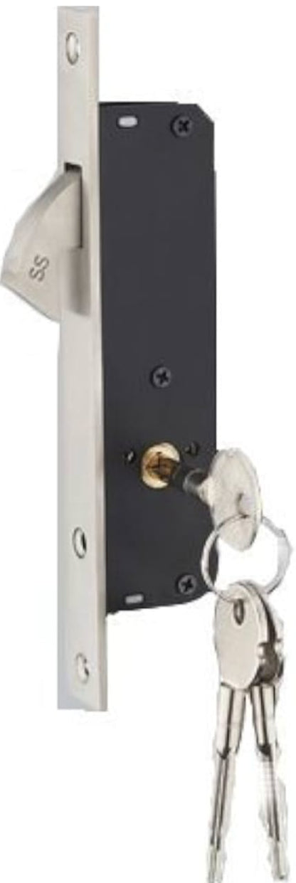 Adison sliding door lock stainless steel heavy duty  door lock with computerised key pack of 1 set with all accessories and screws