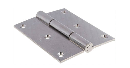 Adison butterfly Hinges pack of 2 pairs 4 pieces with screws stainless steelHinges for hanging doors and can handle up to 72 -80 kg door 5* 12 in size