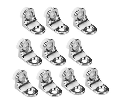 Adison glass shelf bracket with rubber sucking part for the glass shelves pack of 25 pieces heavy duty glass shelf bracket with non slippery grip