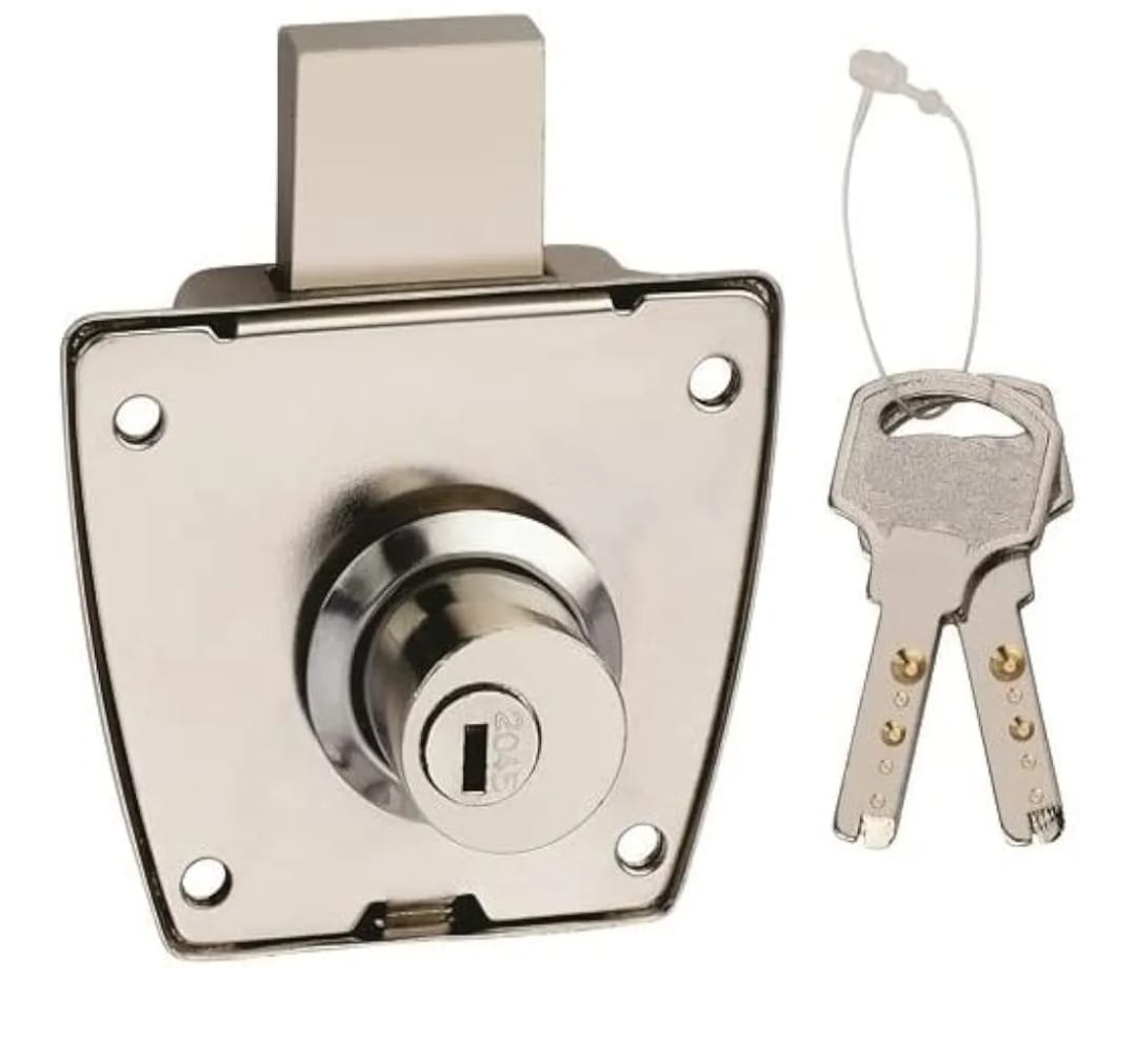 Adison cupboard lock 15mm long latch stainless steel  pack of 2 locks comes with 2 computerised keys and accessories best security lock
