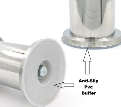 Adison stainless steel heavy duty sofa leg 3 inches and 50 mm with 3 mm thick plate pack of 2 and get 1 free superior quality sofa legs with screws