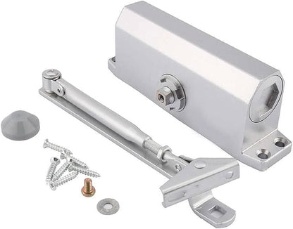 Adison hydraulic door closer stainless steel with ISI mark pack of 1 set smooth working hydraulic Door closer for automatic door closing