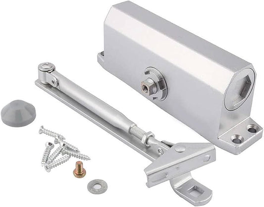 Adison hydraulic door closer stainless steel with ISI mark pack of 1 set smooth working hydraulic Door closer for automatic door closing