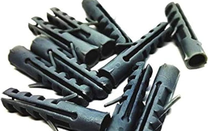 Adison wall plugs gitti screw 25 mm back of 200 pieces a grade plastic superior quality