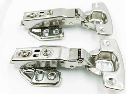 Adison automatic slow motion Hinges 0 degree  for automatic door wardrobe door closing pack of two pairs 4 pieces with  screws