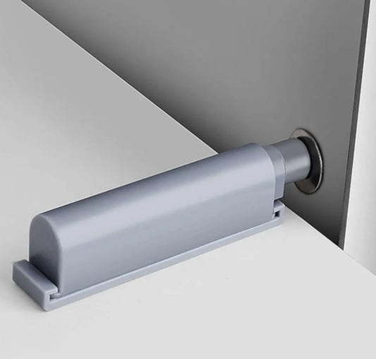 Adison a grade plastic push open door fitting best push open fitting heavy duty PVC quality with all accessories and screws pack of 2 fittings
