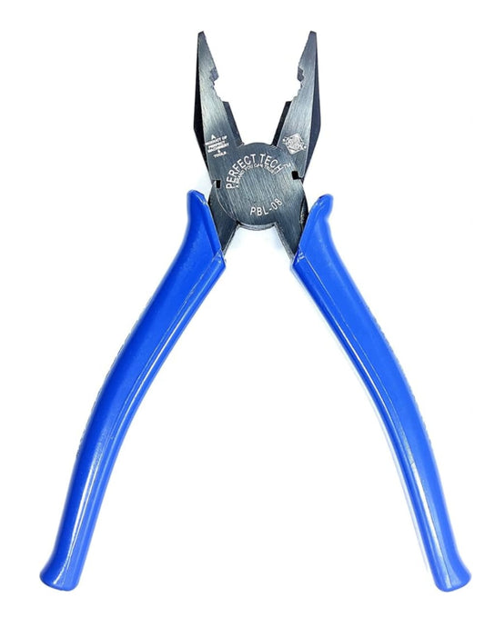 Adison stainless steel plier with shock absorbing rubber rised grip pack of 2 pliers heavy duty  and smooth working plier  multipurpose plier