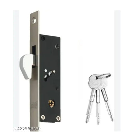 Adison sliding door lock stainless steel heavy duty  door lock with computerised key pack of 1 set with all accessories and screws