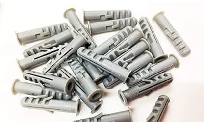 Adison wall plugs gitti screw 25 mm back of 200 pieces a grade plastic superior quality