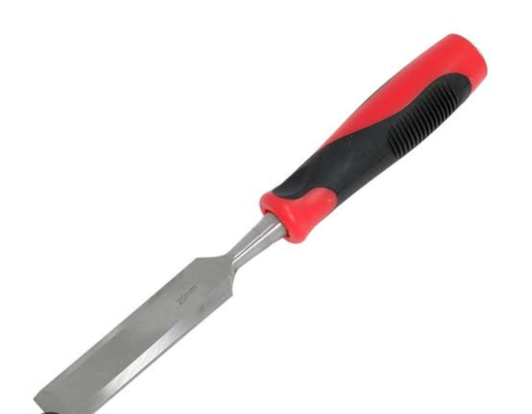 Adison stainless steel chisel 25mm blade  wood chisel chorsi pack of 2 pieces stainless steel with rubber dised shock absorbing grip pack of 2 pieces