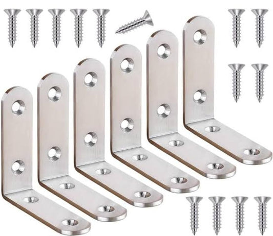 Adison right angle brackets 2cm mild steel heavy duty shelf hanging brackets pack of 25 pcs