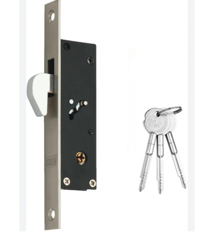 Adison sliding door lock stainless steel heavy duty  door lock with computerised key pack of 1 set with all accessories and screws