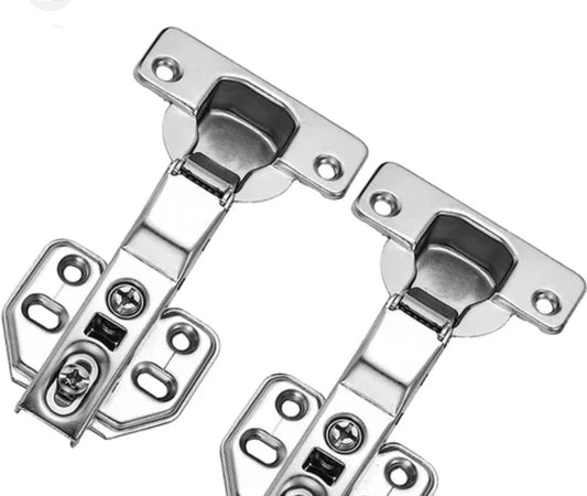Adison automatic slow motion Hinges 0 degree  for automatic door wardrobe door closing pack of two pairs 4 pieces with  screws