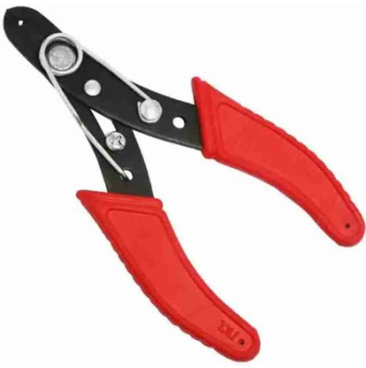 Adison wire stripper wire cutting plier  stainless steel heavy duty pack of 2 pieces wire stripper red colour heavy duty with shock absorbing grip
