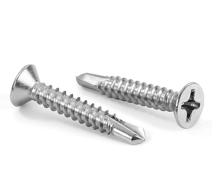 Adison self drilling screw 3.9*25mm  with sharp and and stainless Steel head self drilling screws pack of200  pieces screws