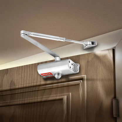 Adison hydraulic door closer stainless steel with ISI mark pack of 1 set smooth working hydraulic Door closer for automatic door closing