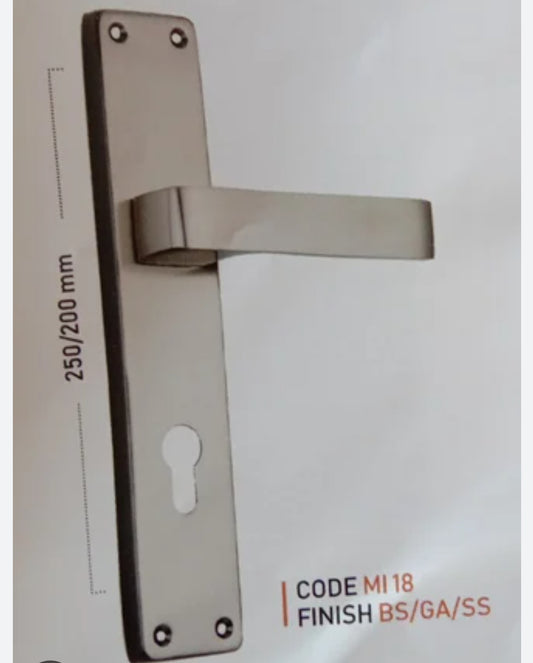 Adison handle body set handled body stainless steel with all screws and accessories handle body set pack of 1 set