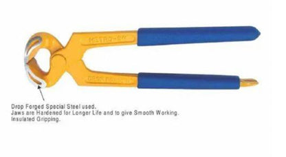 Adison stainless steel pincer jamura pack of 1 piece for removing nail sharp blade and pack of 1 piece with rubberised shock absorbing grip